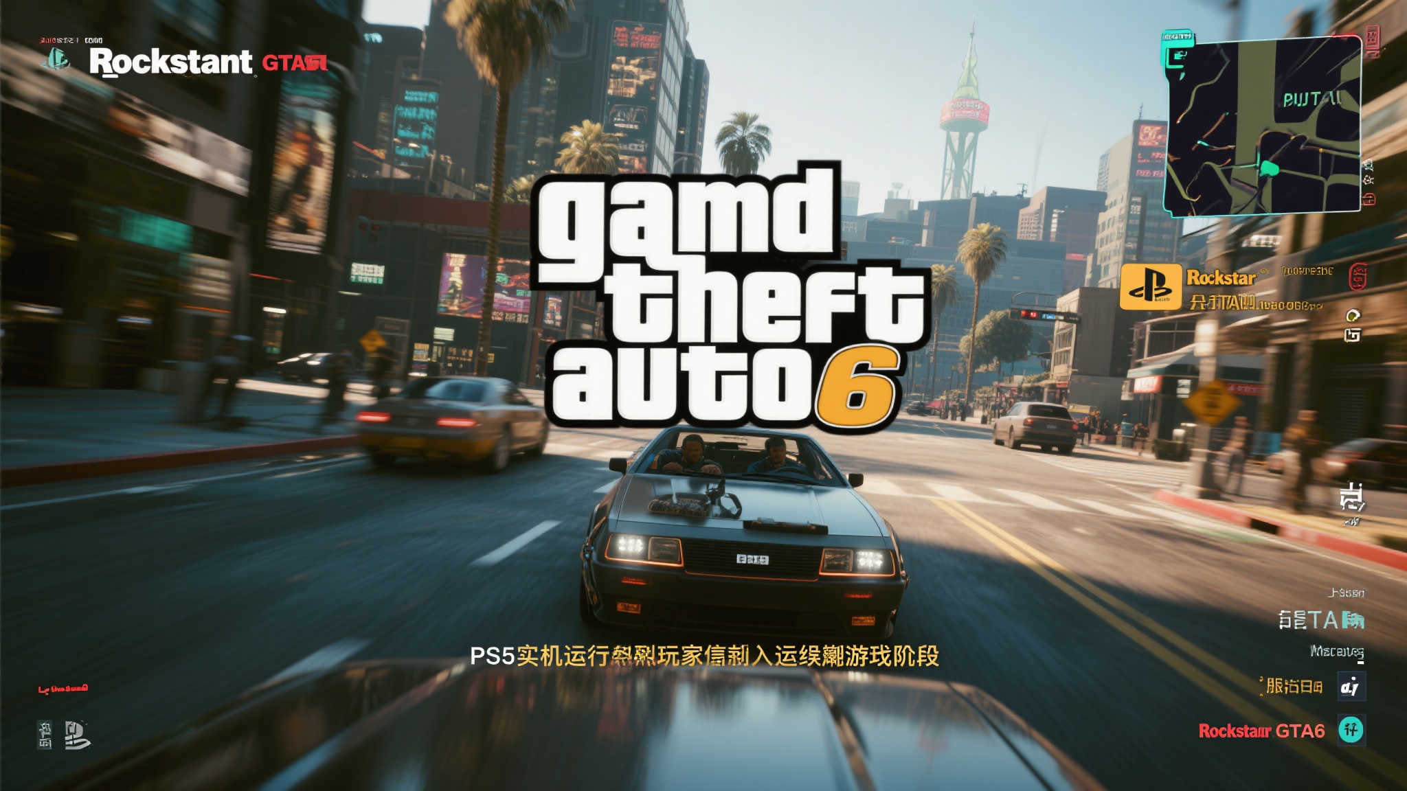 PS5上惊现《GTA6》?博主揭秘:纯属虚构 谣言从何而来 玩家期待催生虚假信息
自