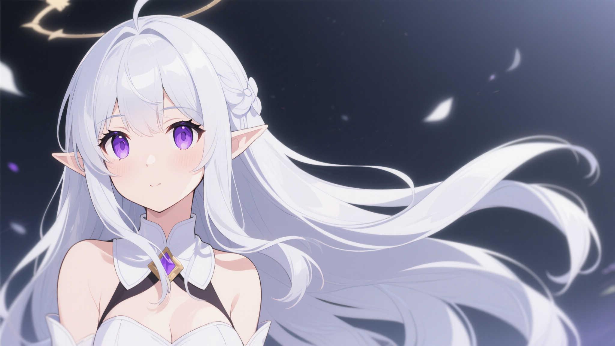 “白发魅力无法挡!细数游戏界十大白发美人!” 艾米莉亚 - 来自ReZero(从零开始