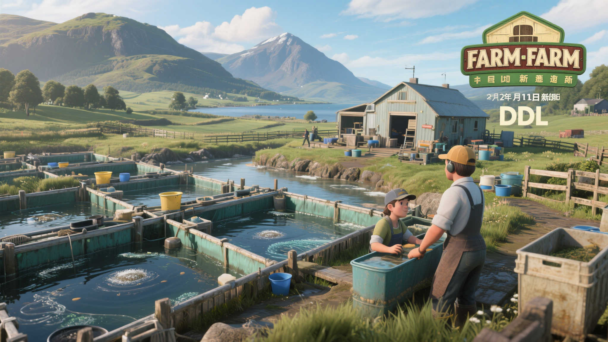 《模拟农场25》全新DLC11月上线：苏格兰风光与水产养殖添趣
